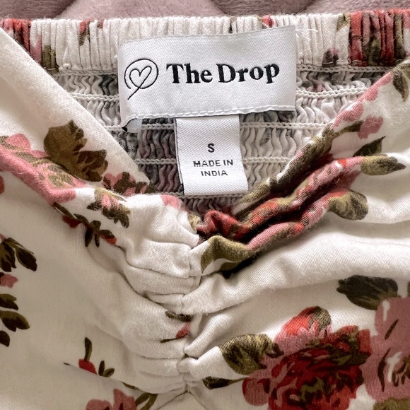 The Drop Annie Sweetheart Cotton Cropped Top - Picture 3 of 5